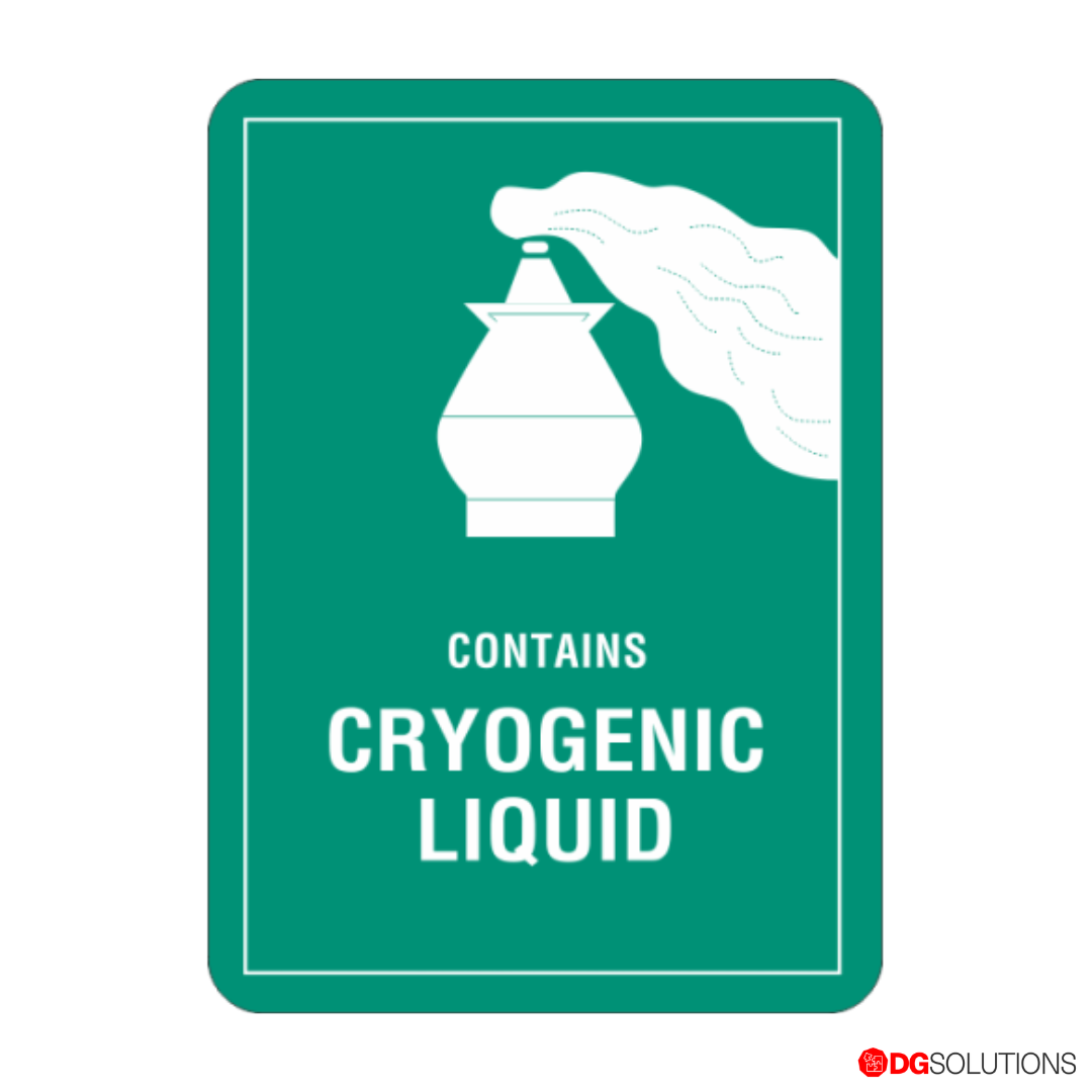 Cryogenic Liquid Label