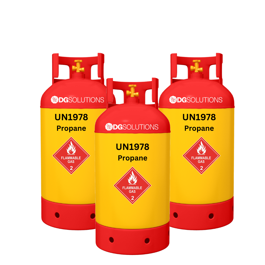 Inflammable Gas Cylinder Shoulder Label For Class 2 Non Flammable Gas: