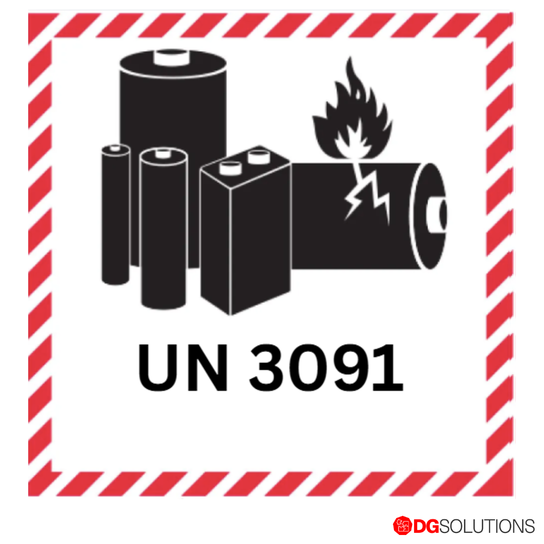 Marking Label Rdu303029 UN3091 Lithium Battery Mark Labels – Roll of 500 | DG Solutions NZ