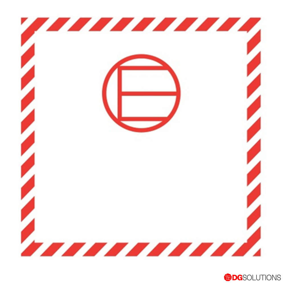 Excepted Quantities Dangerous Goods Label – 100mm x 100mm, Roll of 500
