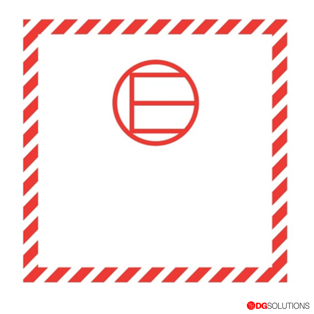 Excepted Quantities Dangerous Goods Label – 100mm x 100mm, Roll of 500