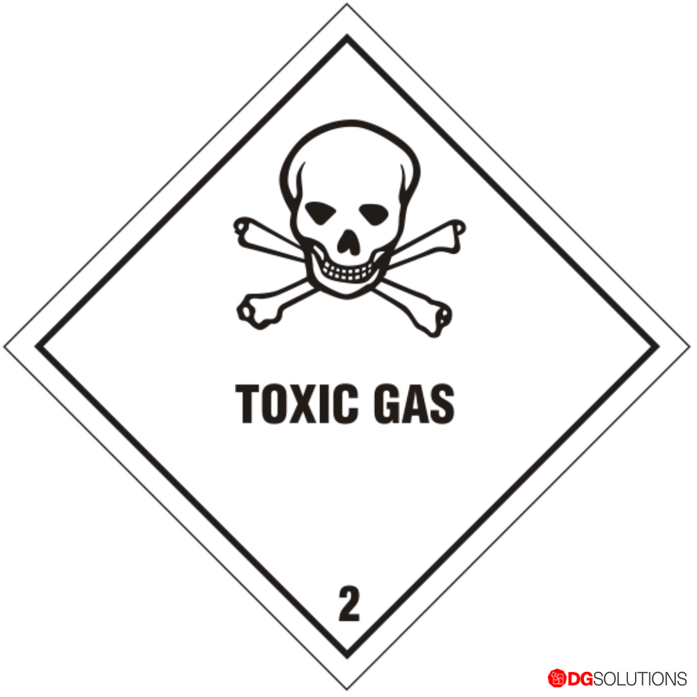 Example F Gas Labels DG Solutions | Certified Dangerous Goods Services