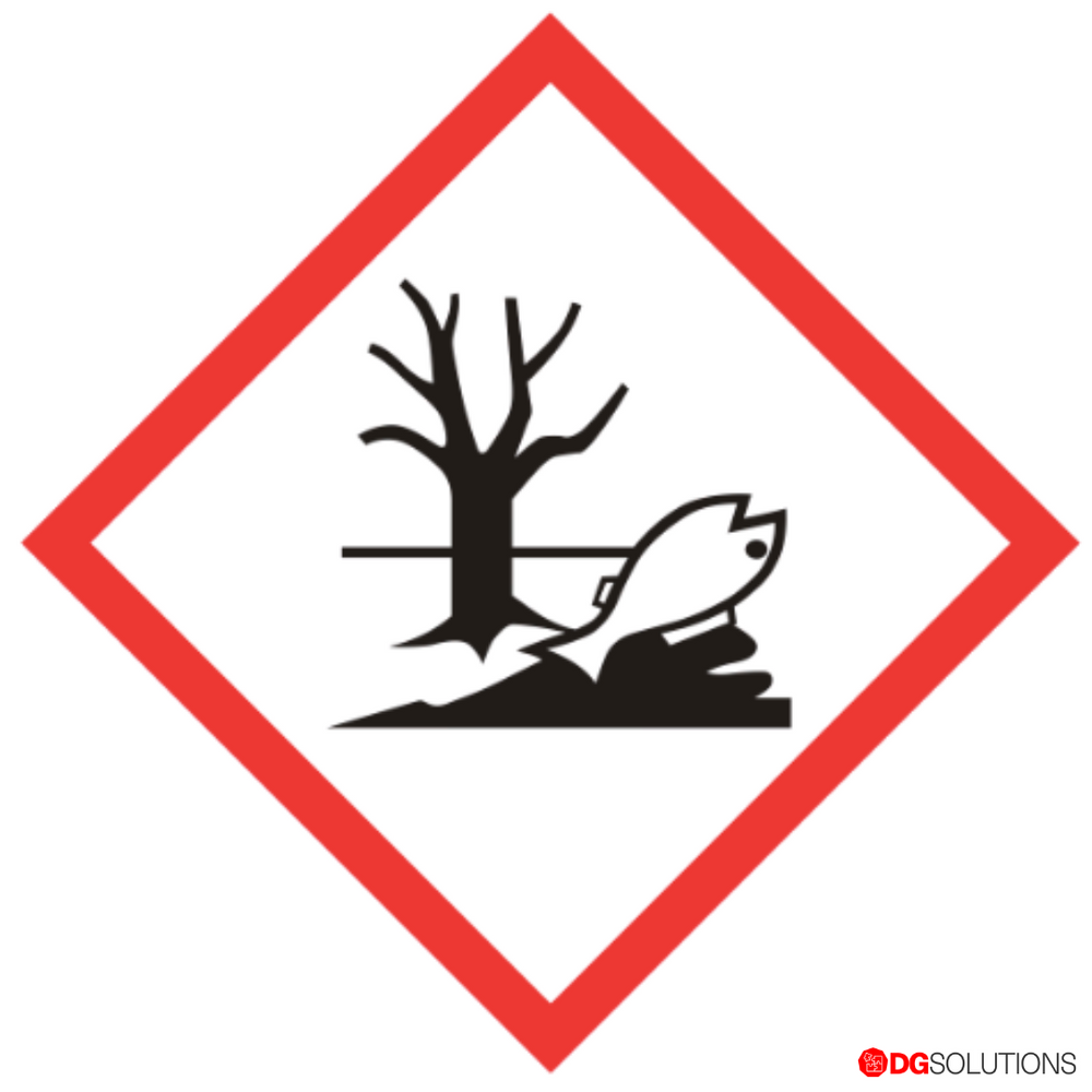 Environmentally Hazardous Substance Label – 100mm x 100mm, Roll of 500 for Transport Compliance