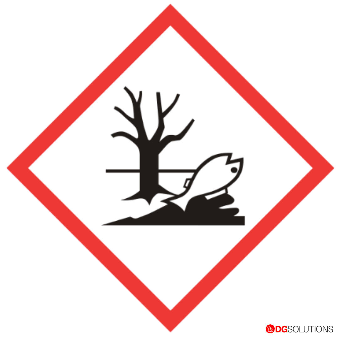 Environmentally Hazardous Substance Label – 100mm x 100mm, Roll of 500 for Transport Compliance