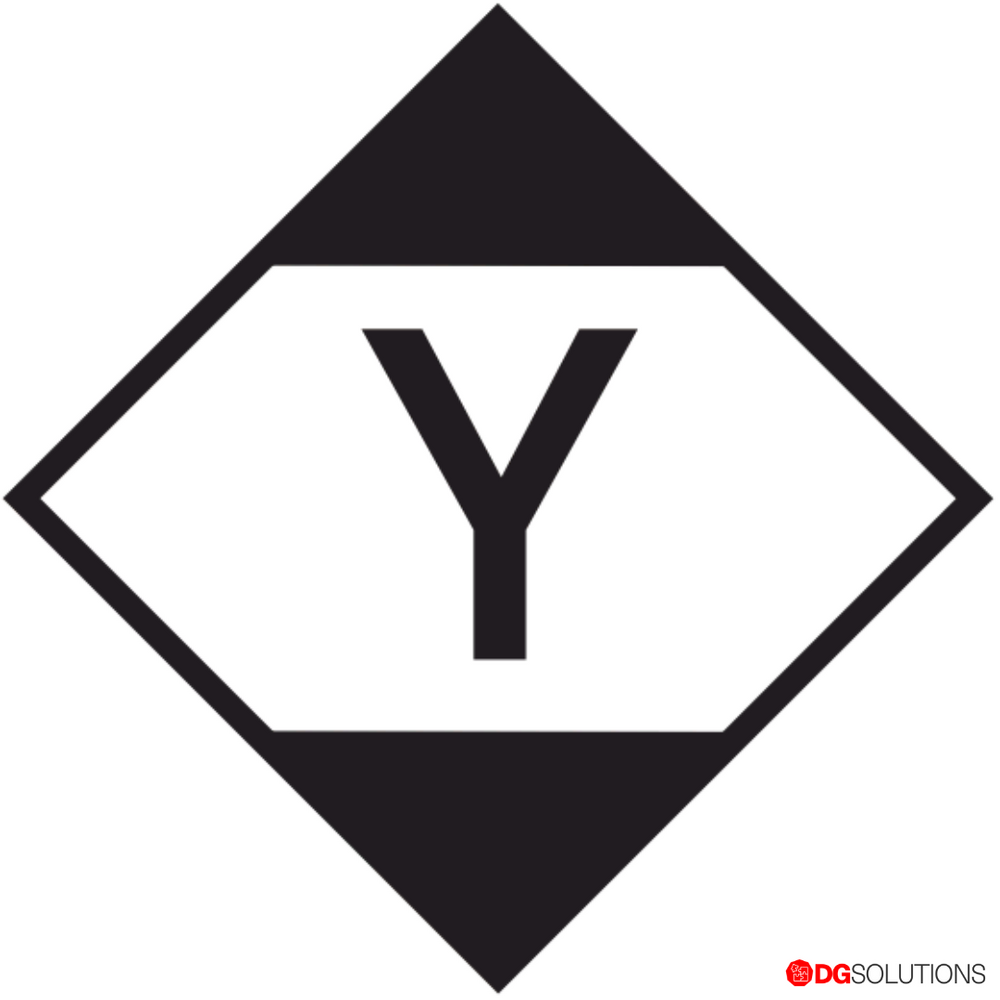 Limited Quantities Air Freight Label – 100mm x 100mm, Roll of 500