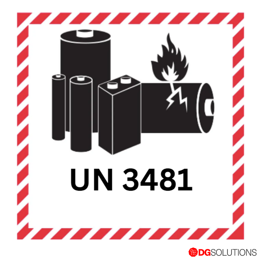 UN3481 Lithium Battery Mark